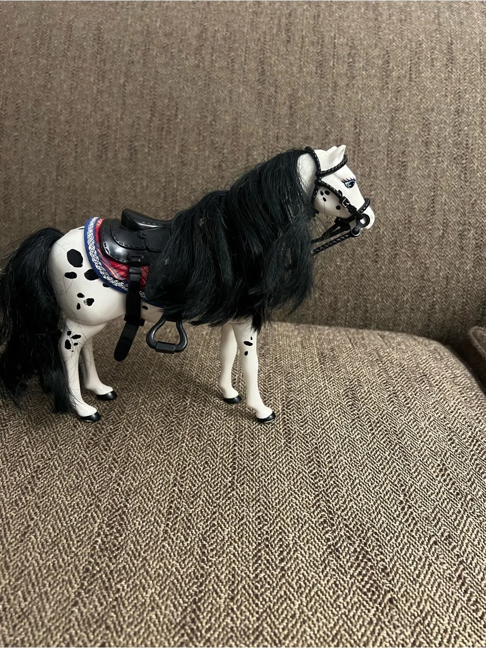 Vintage 1997 Mattel Barbie Riding Club Sassy Walking Pony My Tail Swishes